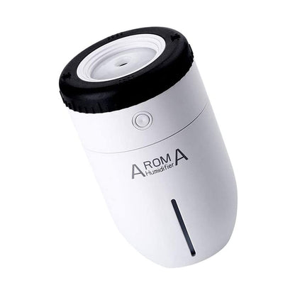 Umidificador e difusor portátil USB Lens, Cor: Branco. Foto 3 do produto.