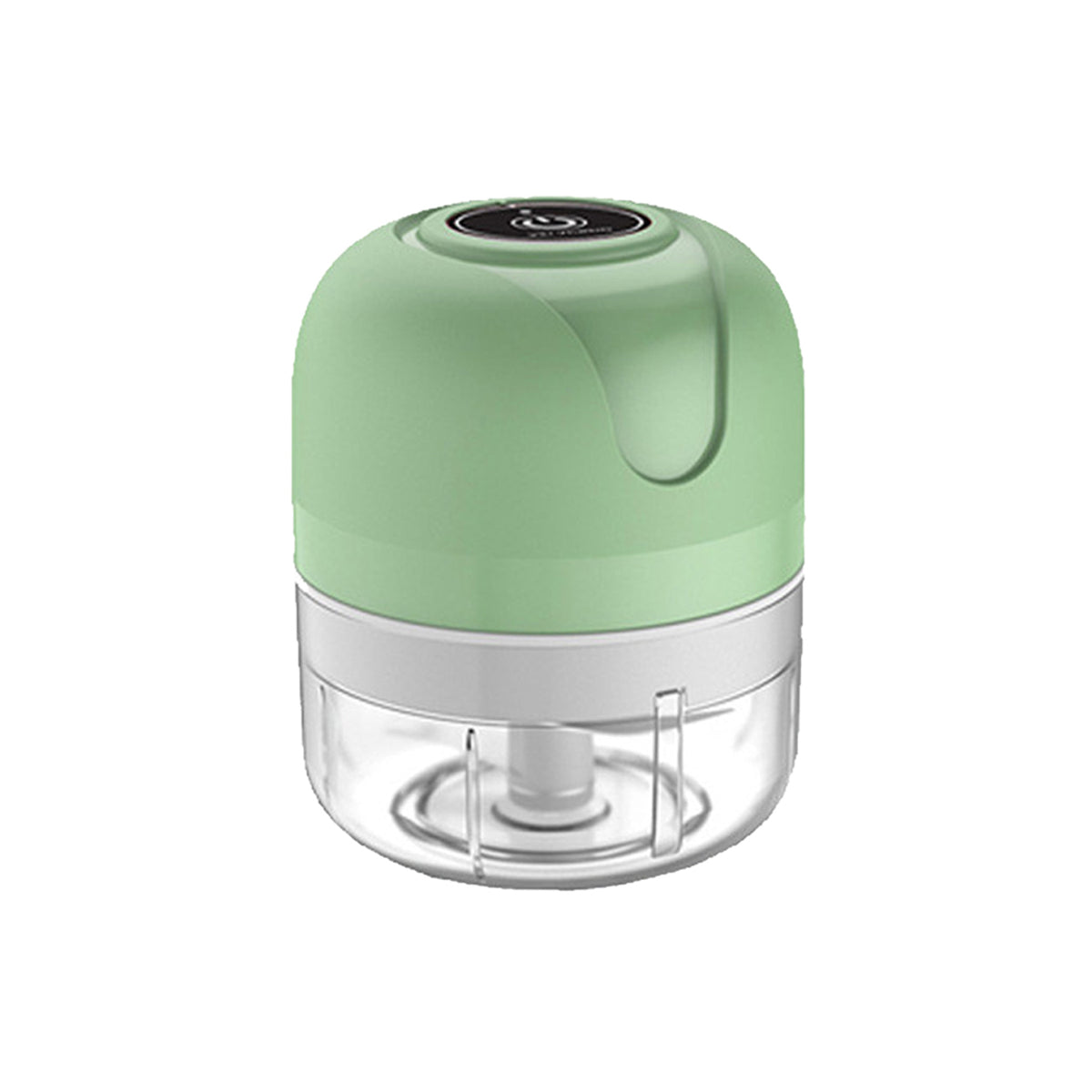 Mini processador de alimentos elétrico USB 250 ml, verde. Foto 1 do produto.