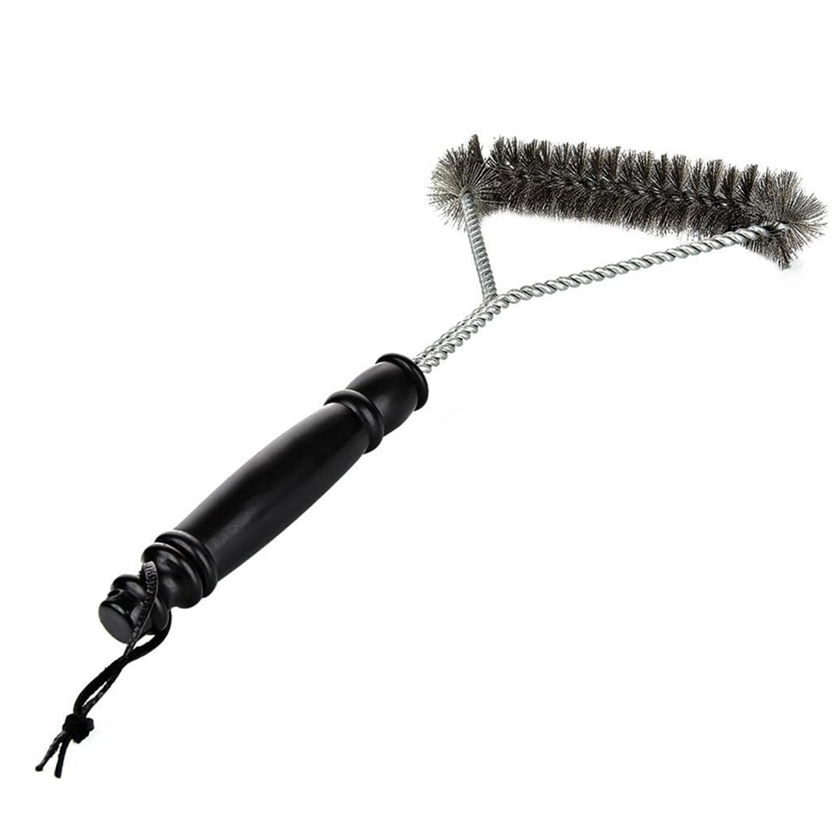 Escova para limpeza de grelha com cerdas de aço. Foto 3 do produto.