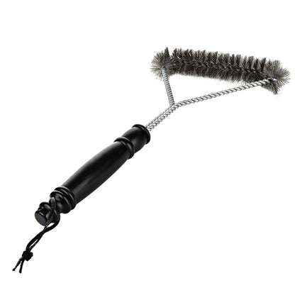 Escova para limpeza de grelha com cerdas de aço. Foto 3 do produto.