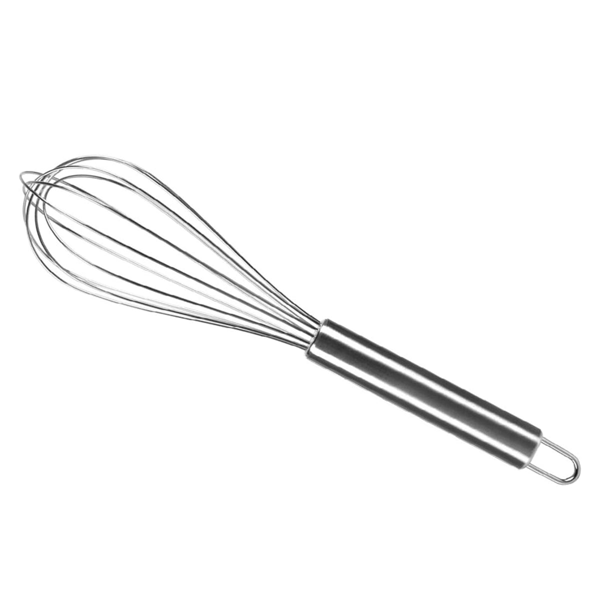 Batedor manual de aço inox tipo fouet. Foto 5 do produto.