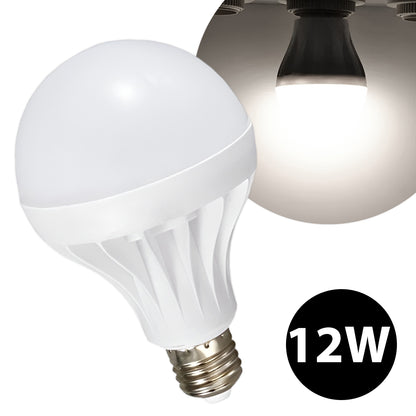 Lâmpada LED E27 bivolt, branco neutro, 12 W. Foto 1 do produto.