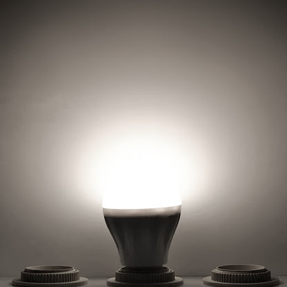 Lâmpada LED E27 bivolt, branco neutro, 9 W. Foto 5 do produto.