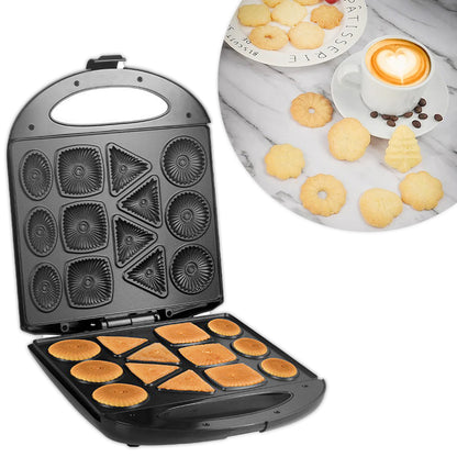 Máquina elétrica para biscoitos e waffles 110 V. Foto 1 do produto.