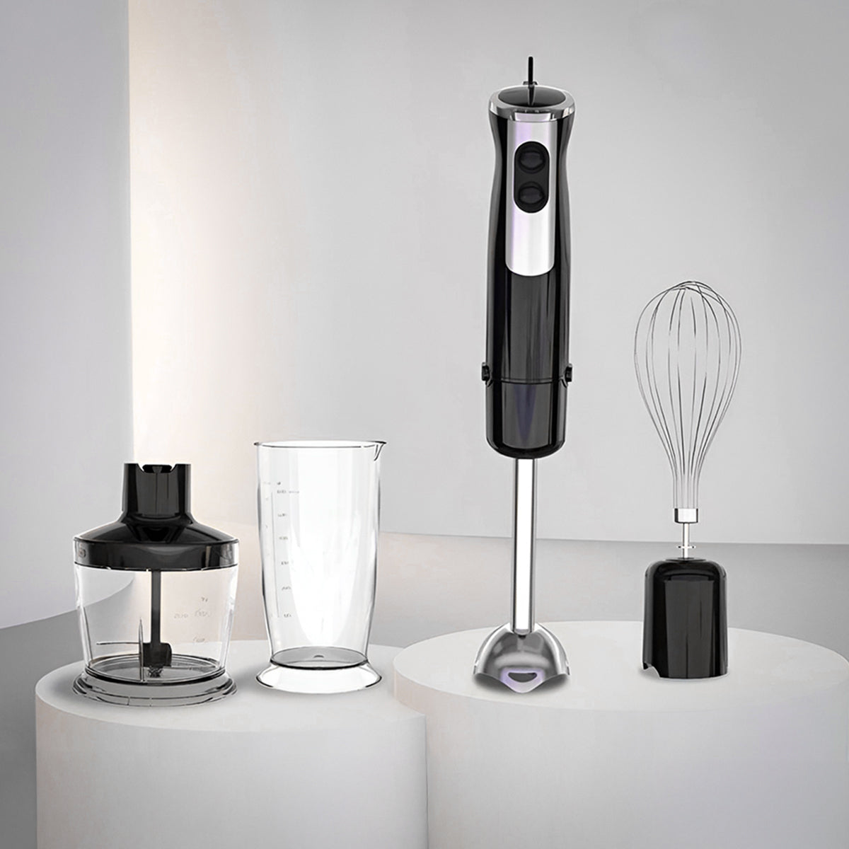 Mixer 4 em 1 com batedor e miniprocessador 600 W 110 V. Foto 3 do produto.