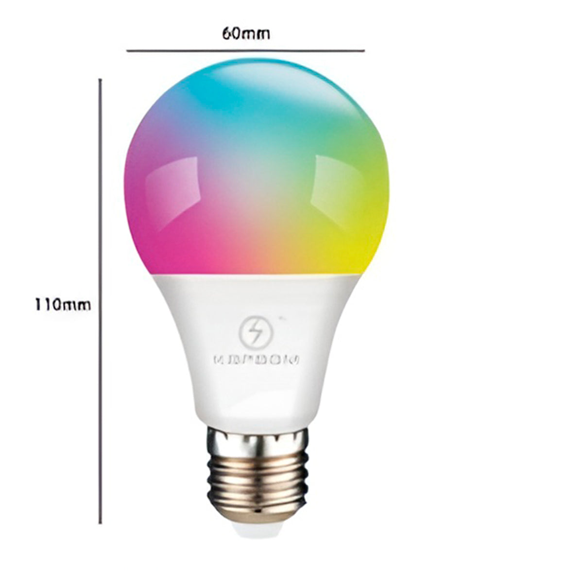 Lâmpada LED RGB com 16 cores, colorido. Foto 4 do produto.
