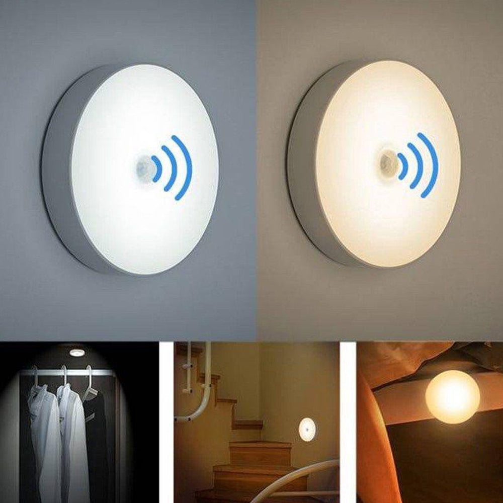 Luminária LED recarregável USB com sensor de presença. Foto 2 do produto.