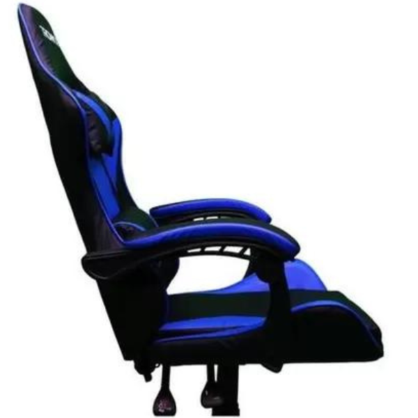 Cadeira gamer giratória preta. Foto 3 do produto.