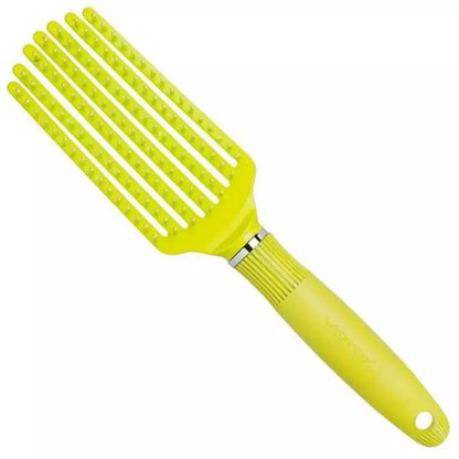 Escova manual de cabeleireiro Vertix Easy Clean média 1508 na cor verde-limão — vista 4