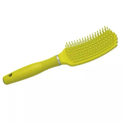 Escova manual de cabeleireiro Vertix Easy Clean média 1508 na cor verde-limão — vista 3